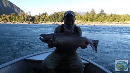 Fotos da pesca esportiva em Chaiten no Chile